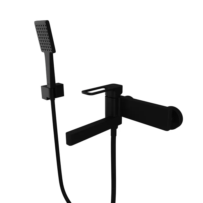 Смеситель для ванны IDDIS Слайд черный SLIBL00i02