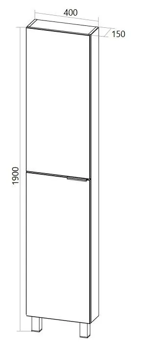 Пенал Gaula 40Н 2д.Black