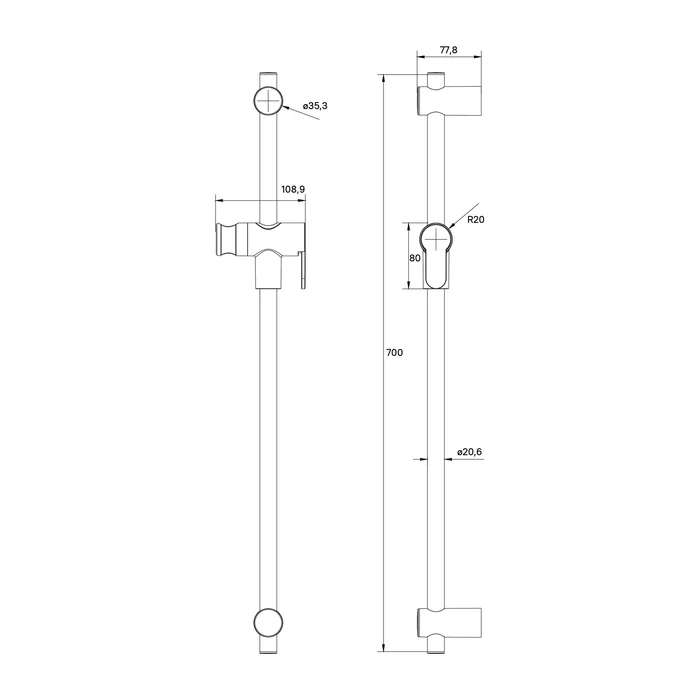 Душевой гарнитур IDDIS Optima Home графит OPH3F20i16
