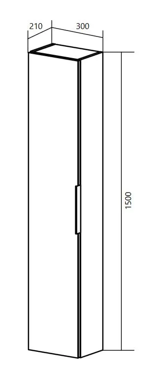 Пенал ЛИНА/Lina 30П 1д. зеркальный