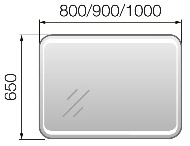 Зеркало ЭКО/Eco 100