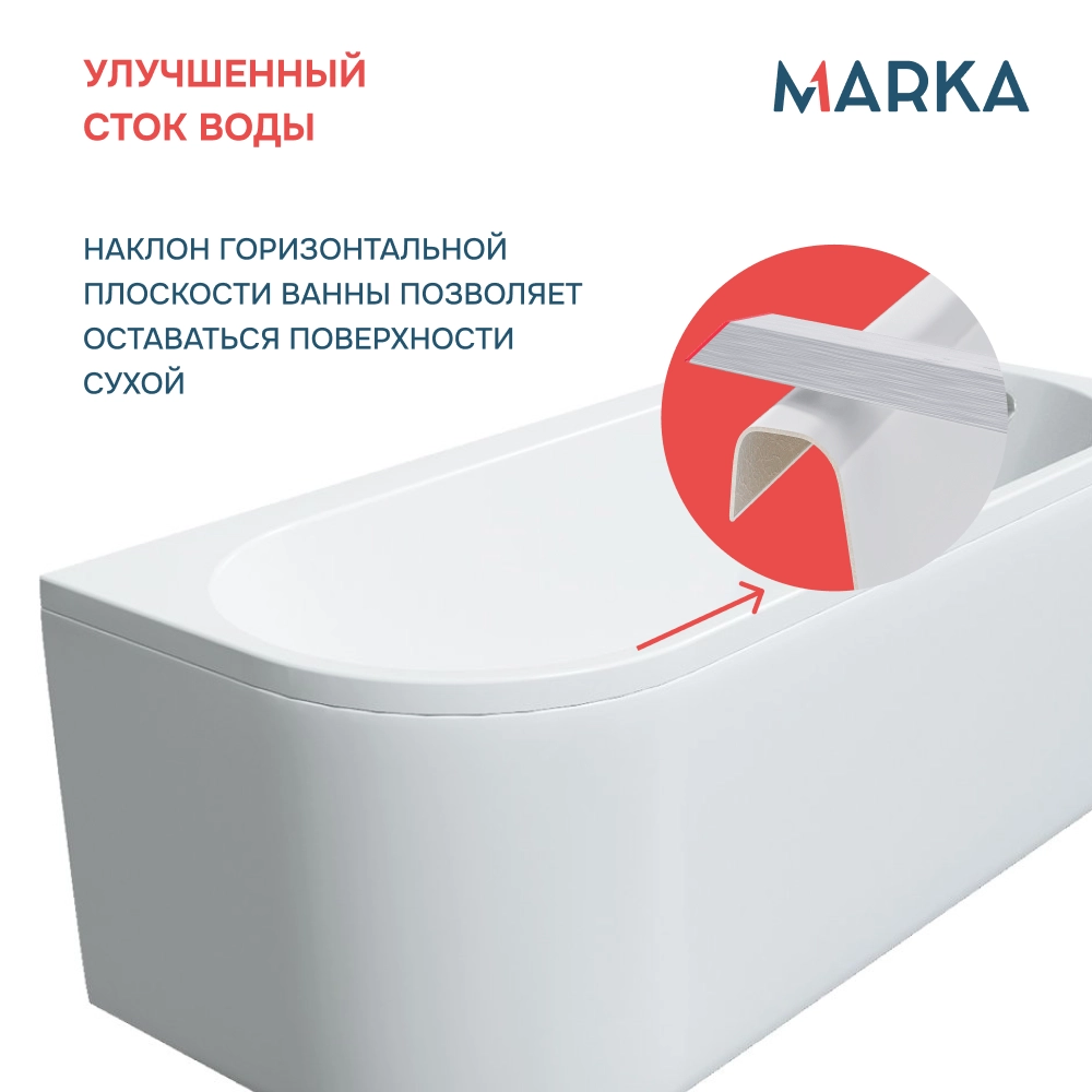 Ванна «ALISA MG» 170*75 L Комплект Премиум