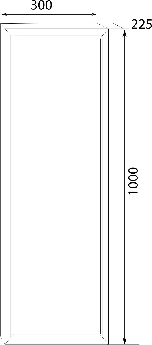 Пенал МИЛАККО/Milacco 30П 1д. белый L