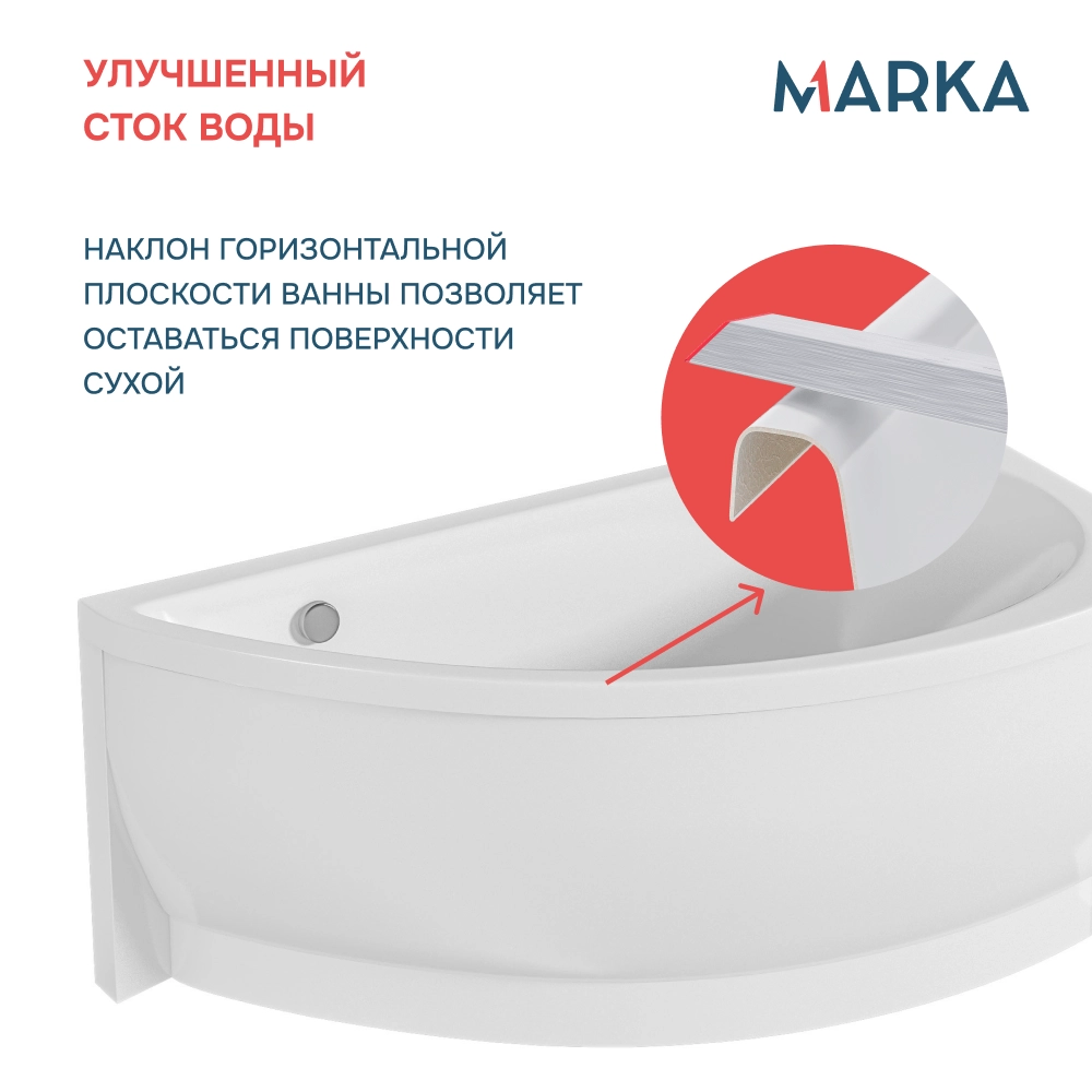 Ванна "PICCOLO" 150*75 R Комплект Премиум