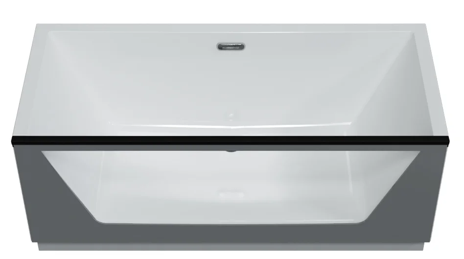 Ванна NEO 1700х750 GLASSх1 серый