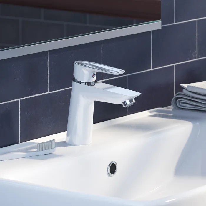 Смеситель для раковины IDDIS Клауд белый/хром CLOSB00i01