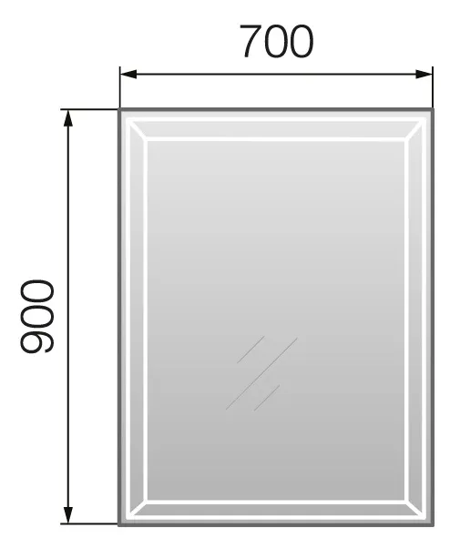 Зеркало КЛАССИК/Classic 2, 70