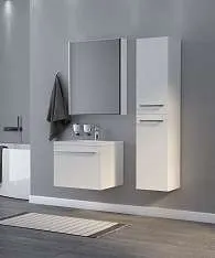 Пенал Соната 35П 2д.б/к белый глянец R