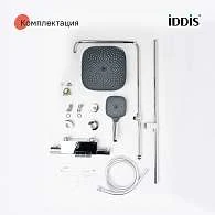 Душевая система IDDIS SpaHome с тропическим душем, глянцевый хром, SPHSBTKi06