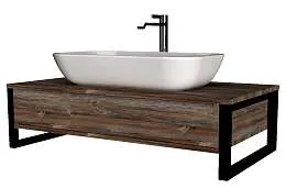 Тумба со столешницей GRUNGE LOFT 80П 1в.я Дуб Намибия