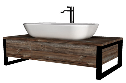 Тумба со столешницей GRUNGE LOFT 80П 1в.я Дуб Намибия