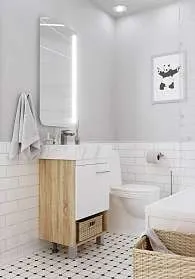 Тумба под раковину ТЕРА/Tera 60Н 1д. дуб сонома