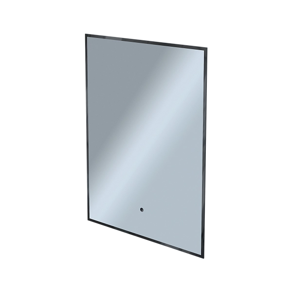 Зеркало Shape Strict (500х700х30) прямоугольник черный К01 LED датчик