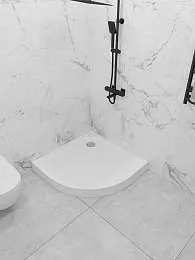 Поддон "Tondo" полукруг.100*100 комплект