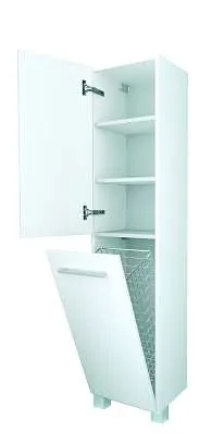 Пенал Соната 35Н 2д.б/к белый глянец R