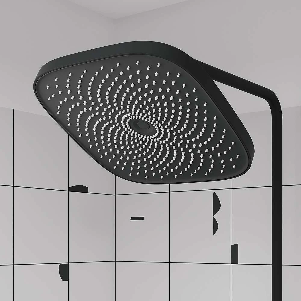 Душевая система IDDIS SpaHome с тропическим душем, черный матовый, SPHBLTKi06