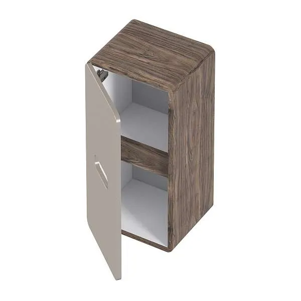 Пенал Vortex 700х350х300П 1д орех каньон коньяк/латте фактурный