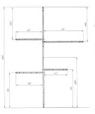 Рама разборная АМУР/LOVE 1800