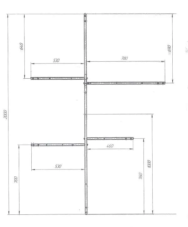 Рама разборная АМУР/LOVE 1800