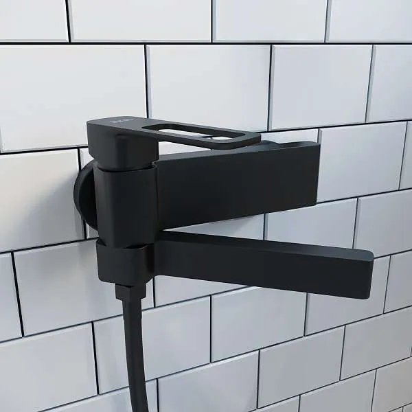 Смеситель для ванны IDDIS Slide черный SLIBL00i02WA (без душ. аксессуаров)