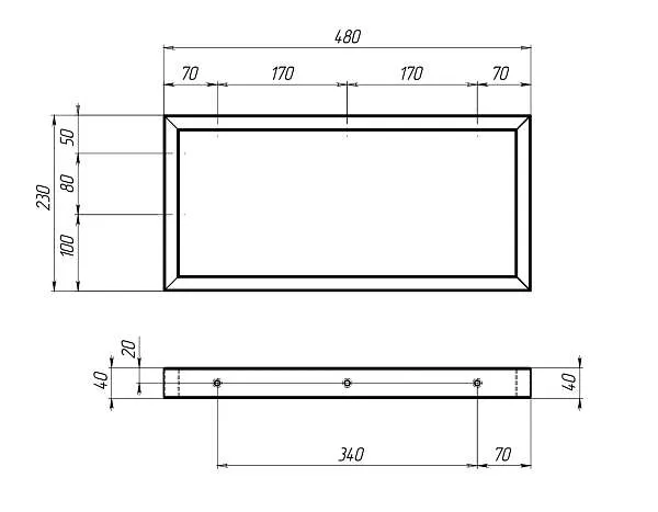 Столешница ГРАНЖ ЛОФТ/GRUNGE LOFT 100 бетон темно-серый