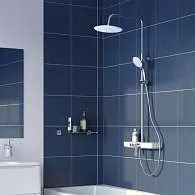 Душевая система IDDIS Shelfy с изливом белый/хром SHESB3Fi06
