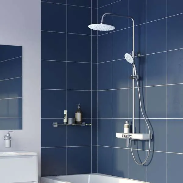 Душевая система IDDIS Shelfy с изливом белый/хром SHESB3Fi06