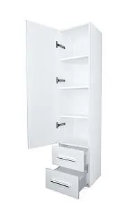 Пенал Соната 35П 1д.2в.я. белый глянец R