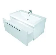 Тумба под раковину Соната 90П 1в.я. белый глянец