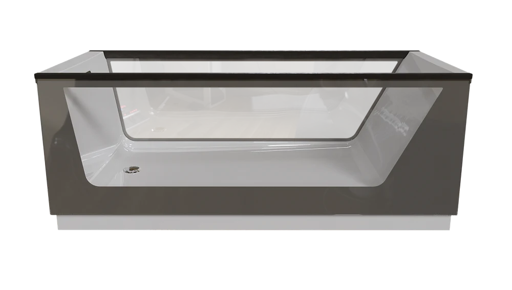 Ванна NEO 1700х750 GLASSх2 серый