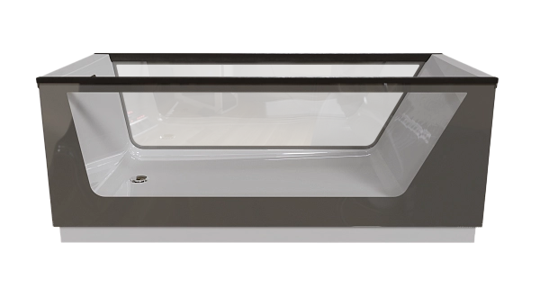 Ванна NEO 1700х750 GLASSх2 серый