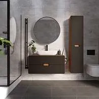 Пенал Vortex 1700х350х300П 2д орех ноче тортона/монолит найт