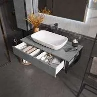 Тумба ГРАНЖ ЛОФТ/GRUNGE LOFT 100П 1в.я бетон лофт