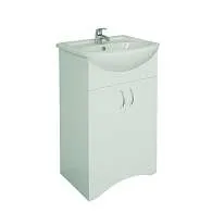 Тумба Уют 60Н 2д. Белая