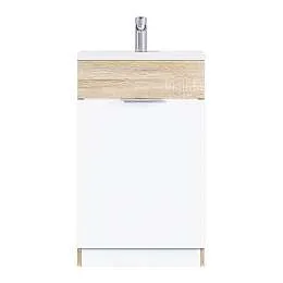 Тумба с раковиной Revo 50Н 1д. Дуб Сонома