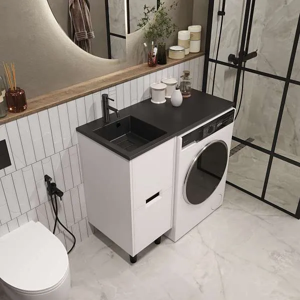 Тумба Maid 38Н(100) (380х890х475) 2я белый