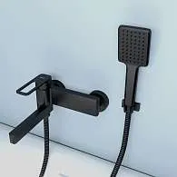 Смеситель для ванны IDDIS Slide черный SLIBL00i02