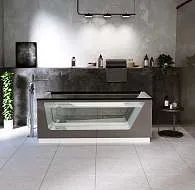 Ванна NEO 1700х750 GLASSх2 серый
