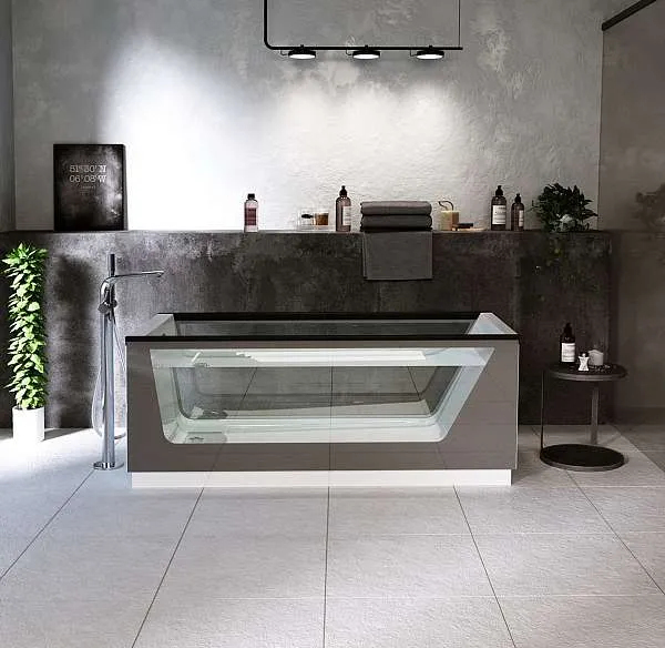 Ванна NEO 1700х750 GLASSх2 серый