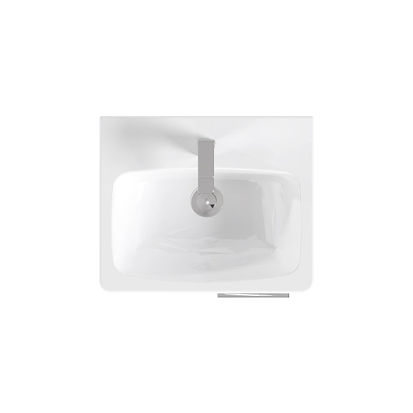 Тумба под раковину ТЕРА/Tera 55Н 1д. белый глянец