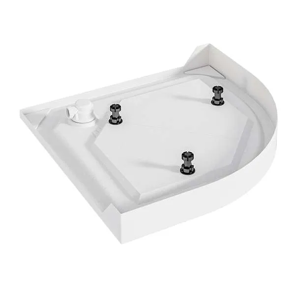 Поддон "Tondo" полукруг.100*100 комплект