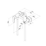 Смеситель с гигиенической лейкой IDDIS Ray черный матовый RAYBL00i08