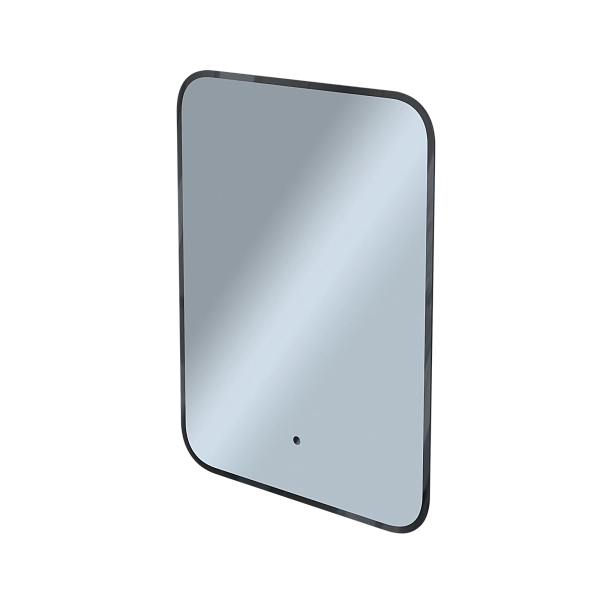 Зеркало Shape Soft (500х1000х30) прямоугольник черный К01 LED датчик