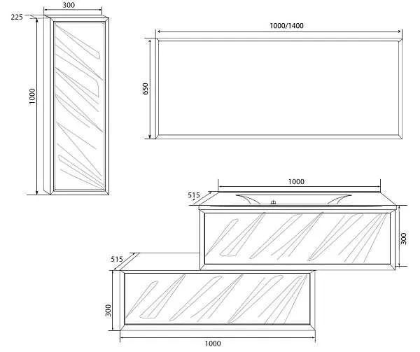 Пенал Glace 30П 1д White R