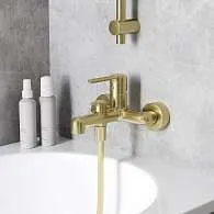 Смеситель для ванны IDDIS Aiger золото матовый AIGMG00i02WA