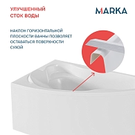 Ванны Ванна "Lil" 140*90 L Комплект Премиум