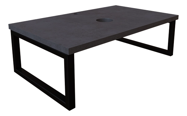 Столешница ГРАНЖ ЛОФТ/GRUNGE LOFT 90 бетон темно-серый