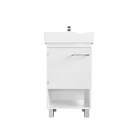 Тумба под раковину ТЕРА/Tera 55Н 1д. белый глянец