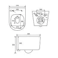 Унитаз подвесной IDDIS Stone безободковый STORDSEi25