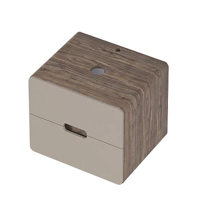 Тумба со столешницей ЭТЕРИ/Vortex 60П (600х500х500) 2я орех каньон коньяк/латте фактурный